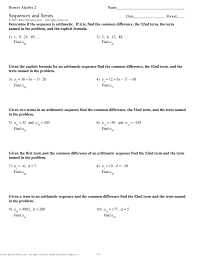 Kuta software infinite pre algebra worksheet answers. Honors Algebra 2 Sequences And Series Ia2