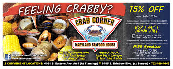 Crab corner moved to its current expanded location on rainbow blvd in 2013. Design For Crab Corner Las Vegas Free Appetizer Seafood House Food