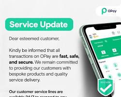 OPay app screenshot showing different services
