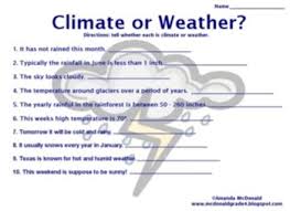 Image Result For Weather And Climate Worksheets Weather Lessons Weather And Climate Weather Lesson Plans
