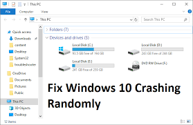But yesterday i tried my mates flash drive (ntfs) and that crashed it, i've. Fix Windows 10 Crashing Randomly Techcult