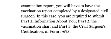 Us Civil Surgeons And The I 693 Page 3 Aos Immigration