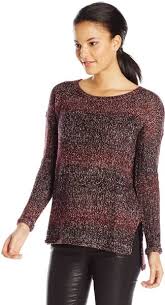 Sanctuary Clothing Womens Northern Marled Pullover Sweater