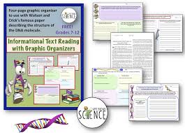 Free Graphic Organizers To Accompany Watson And Crick S Article On The Discovery Of Dna Informational Text Science Classroom Teaching Biology