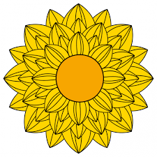 Download Free Svg Files Svg Png Dxf Eps Sunflower Mandala