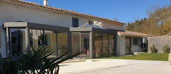 18 m² et véranda tout aluminium gris anthracite : Veranda Et Pergola A Montpellier Dans L Herault 34 Menuiseries Du Soleil