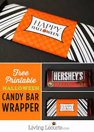 These valentine candy bar wrappers make a simple gift that you can make in just minutes! Halloween Candy Bar Wrappers Free Printable Gift Idea
