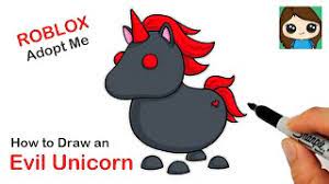 This section is a trivia section. How To Draw An Evil Unicorn Roblox Adopt Me Pet Youtube
