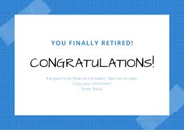 Make the most popular retirement pursuit your reality june 2, 2021 by kathleen coxwell according to surveys of newretirement users, travel after retirement is clearly the most popular and desired pursuit for this phase of life. Free Printable Customizable Retirement Card Templates Canva