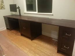 Built In Home Office Using Perfekt Rockhammar Kitchen Cabinets Ikea Hackers Ikea Built In Kitchen Cabinet Storage Kitchen Built Ins