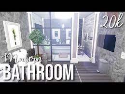 Hey guys!i'm in love with this house its so cute!! Roblox Bloxburg Modern Bathroom Youtube House Decorating Ideas Apartments Unique House Design Tiny House Decor
