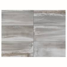 Milled Earth Porcelain Tiles 6 X 24 At Menards Like This With A Staggered Pattern Loo Porcelain Flooring Flooring Bathroom Floor Tiles