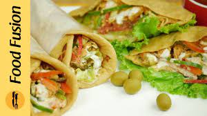 Chicken Shawarma Home Made Chicken Shawarma Recipe By Food Fusion Shawarma Recipe Healthy Sushi Recipes Chicken Shawarma Recipe
