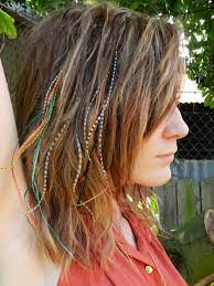 Paradise Http Www Aheadofhair Biz Feather Hair Extensions Mixed Colours Feather Hair Extensi Hair Extensions For Short Hair Hippie Hair Feathered Hairstyles