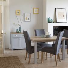 Harlow Dining Table And 6 Chairs Oak And Grey At Homebase Co Uk Dining Table Home House