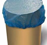 Elastic Drum Covers Dust Caps Disposable Blue 1.25 Mil 50” x 50”