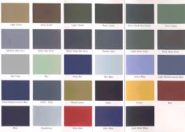 69 Comprehensive Federal Paint Color Chart