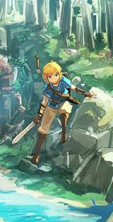 Link Wallpaper Legend Of Zelda Breath Legend Of Zelda Zelda Art