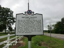Deford Bailey Lebanon Tn Tennessee Historical Markers On Waymarking Com