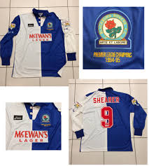 Posted on february 11, 2014author admincategories footballtags 1995, blackburn, classic, forest, league. Blackburn Rovers Shirt Shearer 1995 1996 Premier League Retro Large Long Sleeve 42 00 Picclick Uk