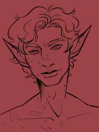 hi hi, I just wanted to show a drawing I made of the game Baldur's <3 Orin  100x with hate from durge <3