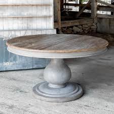 Grayline Pillar Dining Room Or Kitchen Table Gray Barnwood Etsy In 2020 Round Kitchen Table Dining Table Round Farmhouse Table