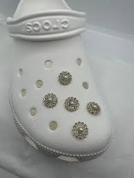 5 Clog Charms, Crystal Bling, Colourful Assorted Crystal Flowers, Button  Shoe Clips, Unique Shoe Decorations, Bride Wedding Shoes