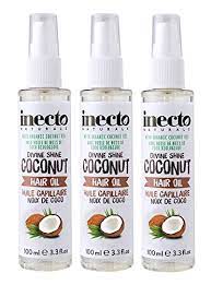 Inecto natural coconut hair oil body spray shampoo conditioner serum body oil. Inecto Naturals Divine Shine Kokosnuss Haarol 100 Ml 3 Stuck Amazon De Beauty