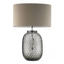 Lamps, swing arm lights & sconces. Heathfield Co Bubble Smoke Glass Table Lamp Shade Interior Lighting From Cp Lighting Interiors Uk