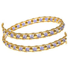 It will loosen the chains while you're holding it down and grip when you let go. How To Open Wire Wrapped Swarovski Crystal Bangle Crystal Bangle Fashion Bracelets Jewelry Inspiration