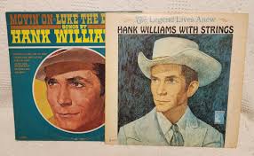 Vintage (2) 1966 Hank Williams "Luke The Drifter","The Legend Lives Anew"