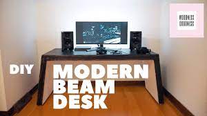 Customize it to your taste. Diy Modern Gaming Desk Youtube