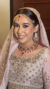 Zarmina for her nikaah. She wanted very soft glowy makeup but also has oily  skin so the trick is to place the glow in certain areas where it won’t wear  off throughout the day. Paired with a tradional ...