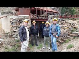 Máquinas no interior da mina. Minas Da Panasqueira Visita A Uma Galeria Out 2016 Youtube