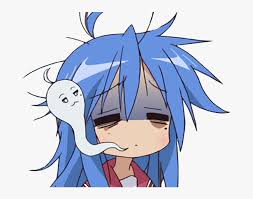 Sticker Lucky Star Konata Izumi Fatigue Defonce Kikoojap Steam Anime Animated Artwork Hd Png Download Transparent Png Image Pngitem