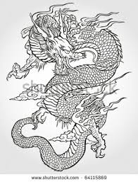 Tradition Asian Dragon Illustration Asian Dragon Tattoo Dragon Illustration Japanese Dragon Tattoos