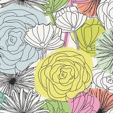 The mix of delightful colors and assorted styles, offer choices for drapery, curtains, bedding and upholstery use. Large Scale Floral Fabric