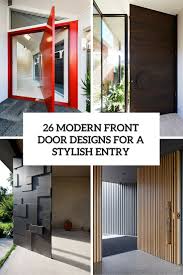 You can custom design your door to be sure that you have a unique specimen. 26 Modern Front Door Designs For A Stylish Entry Shelterness