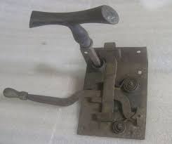 This Is A Door Latch From An Old Vintage Car Brass Handle Old Vintage Cars Door Latch Brass Handles