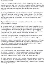 How To Cast A Circle 1 Magick Book It Cast Witchcraft For Beginners