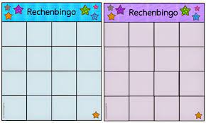 Ein symbolgestützter kalender hilft sich zeitlich besser zu orientieren. Ideenreise Blog Spielfelder Furs Rechenbingo