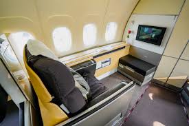 Maybe you would like to learn more about one of these? Lufthansa Boeing 747 8 First Class Review Boston Frankfurt