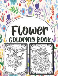 You can use our amazing online tool to color and edit the following easy coloring pages for kids. Flower Coloring Book Simple And Beautiful Flower Design Coloring Book For Relax Fun And Stress Relieve Easy Print Coloring Pages For Seniors Families And Beginners Press Sh 9798725549836 Amazon Com Books