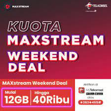 Solusi lainnya adalah anda bisa menghubungi layanan customer. Kuota Maxstream Weekend Deal