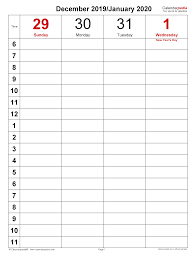 Print these free calendars and enter your holidays and events. Weekly Calendars 2020 For Word 12 Free Printable Templates