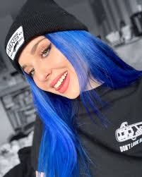 Blue_hair bluehair bluehairgirl bluehairedgirl bluehaired blue_haired_girl originalcharacter originalcharacteroc originalcharacters original. Extreme Blue Healthy Color Duo Diy Blue Hair Color Kit Overtone In 2021 Blue Hair Hair Color Blue Healthy Colors