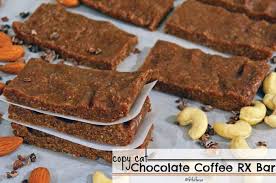 Copycat Chocolate Coffee Rx Bars Recipe No Bake Protein Bars Paleo Recipes Dessert Food Processor Recipes