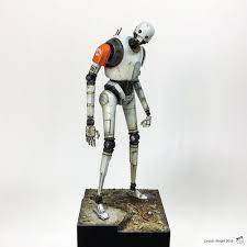 Bandai Star Wars Model Kits Custom K2so On Tatooine Paint On Plastic Star Wars Models Star Wars Characters Pictures K2so