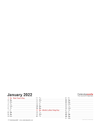 Photo Calendar 2022 Free Printable Excel Templates