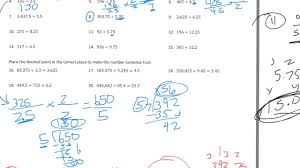 Nys common core mathematics curriculum lesson 11 problem set answer key 3•1 1 nys common core mathematics curriculum 3 lesson 11 homework 3 1 nys common core mathematics curriculum 2. Convert Decimal Division Into Whole Number Division Using Mental Math Solutions Examples Worksheets Videos Lesson Plans